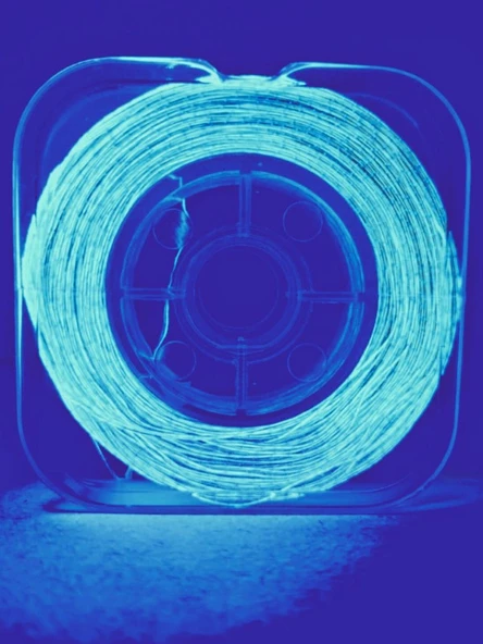 Eagenset Hazır Çapari Kombini Boru Sim Ultraviyole Uv Neon Fıstık Yeşili - Kırmızı Makarada - Resim 10