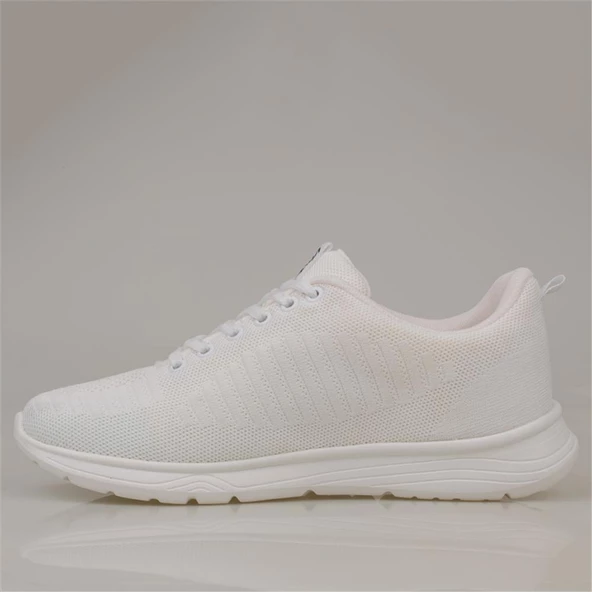 Trend Adımlar Beyaz Erkek Tekstil Dokuma Spor Ayakkabı - Resim 3