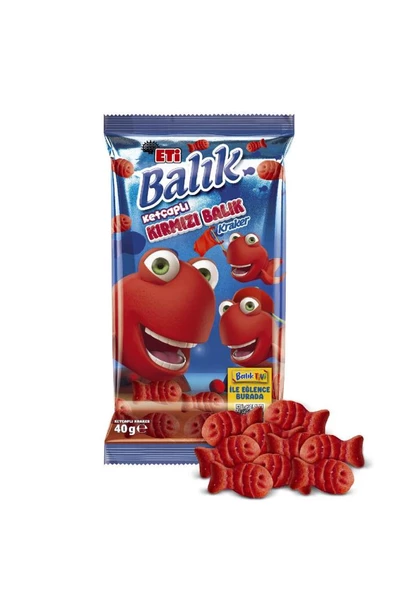 Kırmızı Balık Kraker 40 g x 18 Adet - 3
