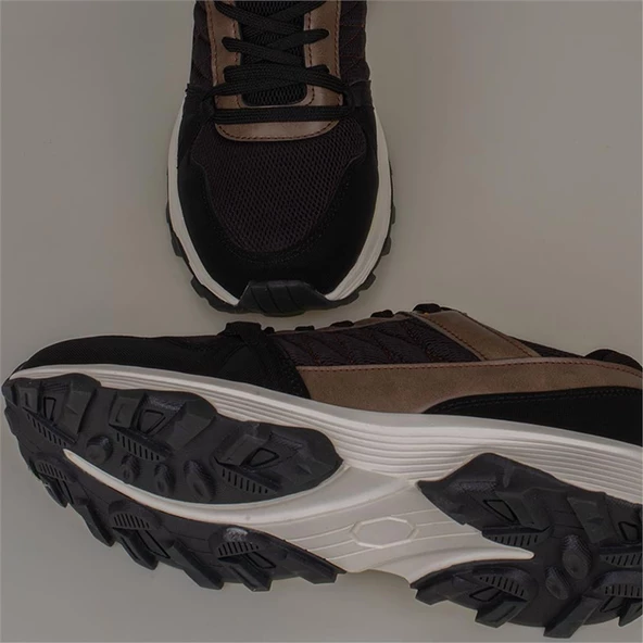 Trend Adımlar Kahverengi Erkek Trekking 4 Mevsim Ayakkabı - Resim 5