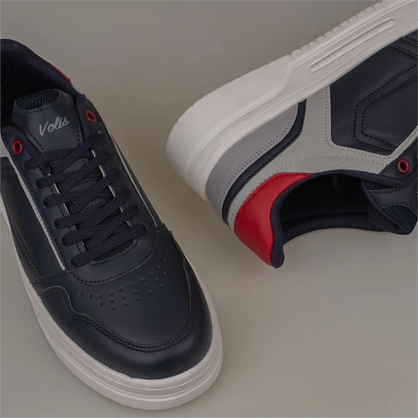 Trend Adımlar Lacivert Kalın Taban Erkek Sneaker - 6
