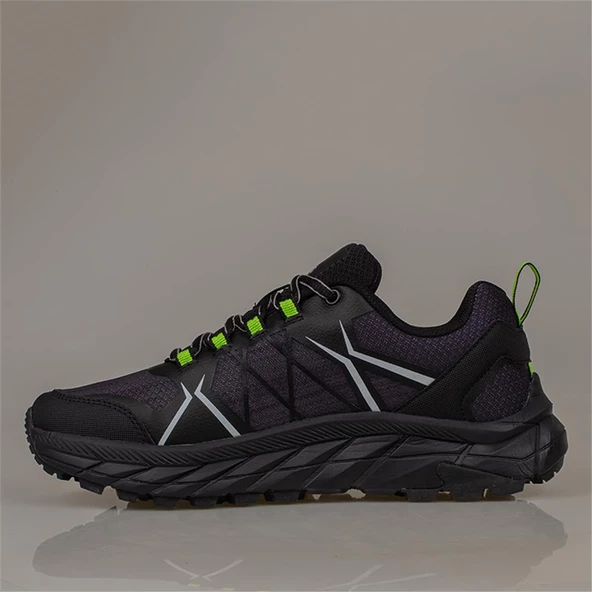 Trend Adımlar Siyah Ultra Hafif Erkek Trekking Ayakkabı - Resim 4