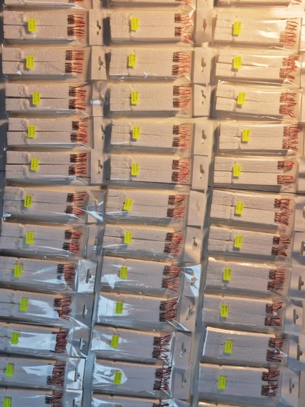 Eagenset Çapari, İstavrit Çaparisi, Uv Neon Kırmızı + Fuşya + Kırçıl Balık Sırtı Sim, 11 No Beyaz İğne, 10 İğneli Çapari 2li Paket - 3