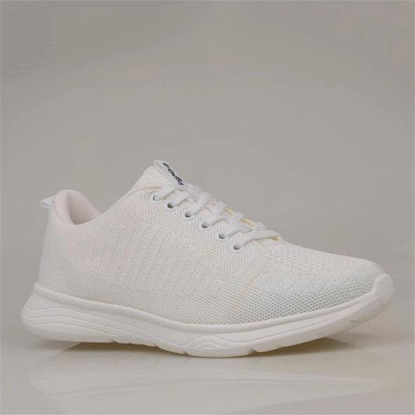 Trend Adımlar Beyaz Erkek Tekstil Dokuma Spor Ayakkabı - Resim 2
