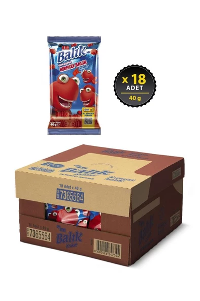 Kırmızı Balık Kraker 40 g x 18 Adet - 2