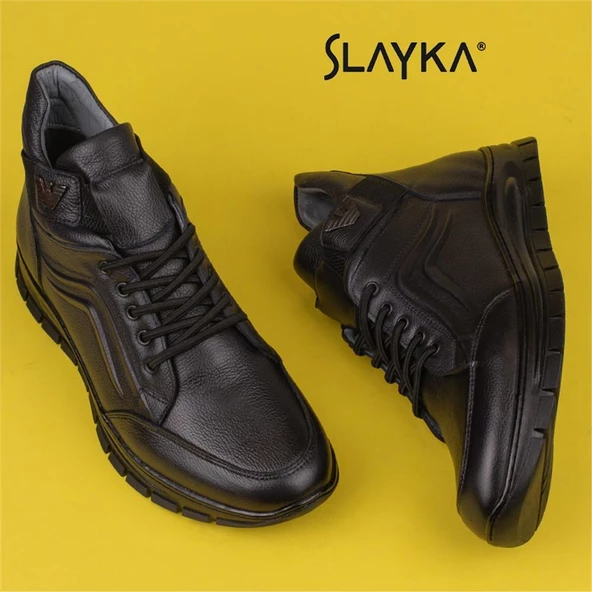 Slayka Lacivert İdole Erkek Casual Bot - Resim 4