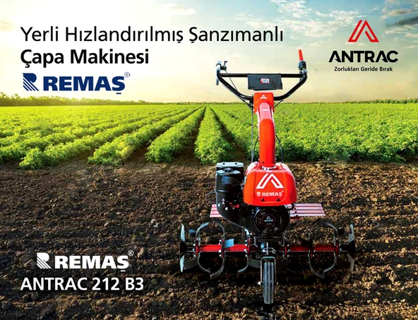 Antrac 212 B3 Tekerlekli 7 HP 3 ileri + 1 geri Şanzımanlı Benzinli Çapa Makinesi - 5