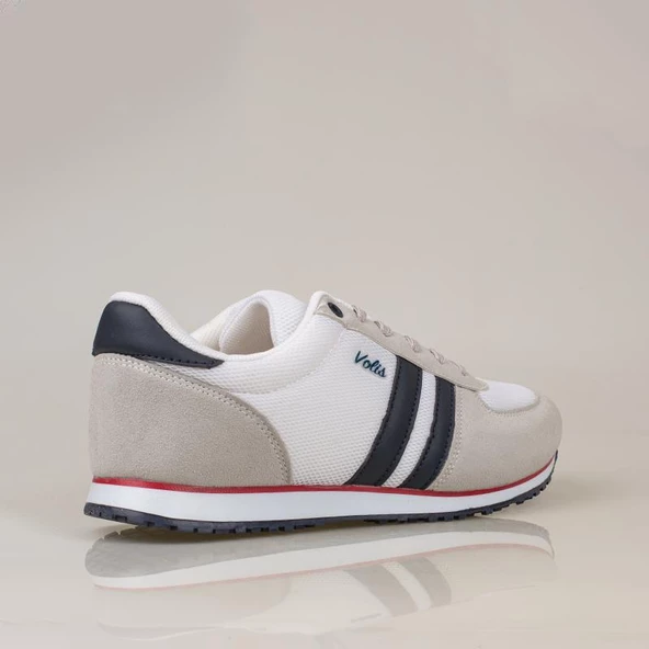 Trend Adımlar Beyaz Erkek Anorak Kaydırmaz Taban Sneaker - Resim 4