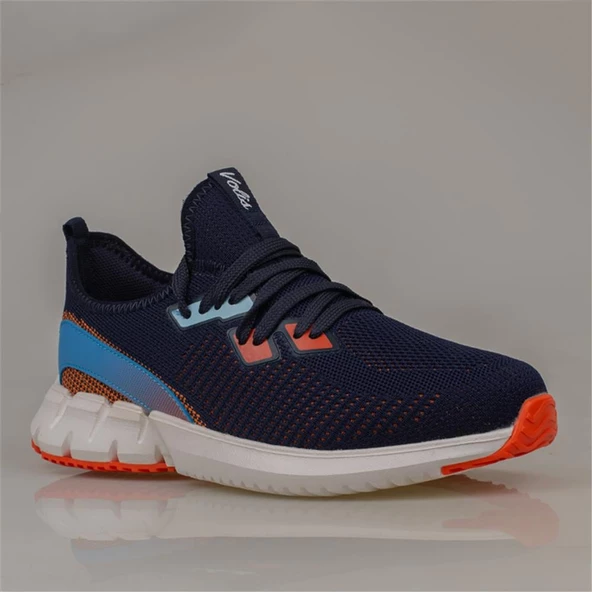 Trend Adımlar Lacivert Havan Taban Esnek Erkek Sneaker - Resim 2