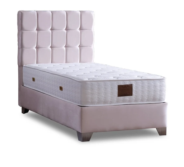 Yatakcım Lucas Perfect Baza + Başlık + Yatak Set (3 lü set) Krem - 2