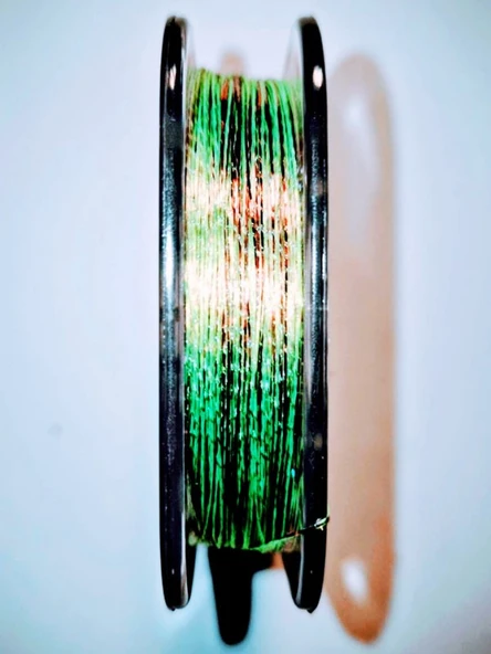 Eagenset Hazır Çapari Kombini Boru Sim Ultraviyole Uv Neon Fıstık Yeşili - Kırmızı Makarada - Resim 11