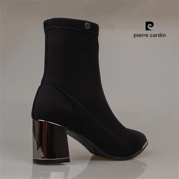 Pierre Cardin Siyah Kadın Streç Klasik Bot - 5