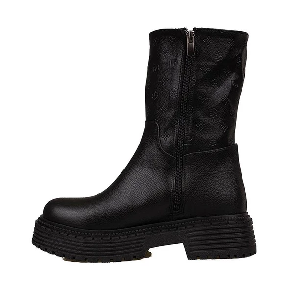 Pierre Cardin Siyah Kadın Logolu Casual Bot - 3