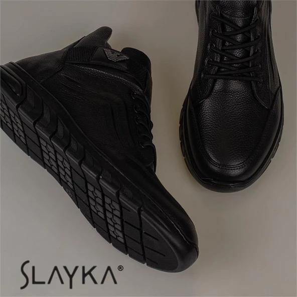 Slayka Siyah İdole Erkek Casual Bot - 6