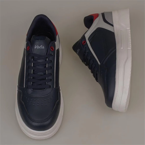Trend Adımlar Lacivert Kalın Taban Erkek Sneaker - 5