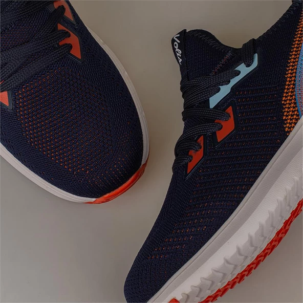 Trend Adımlar Lacivert Havan Taban Esnek Erkek Sneaker - Resim 6