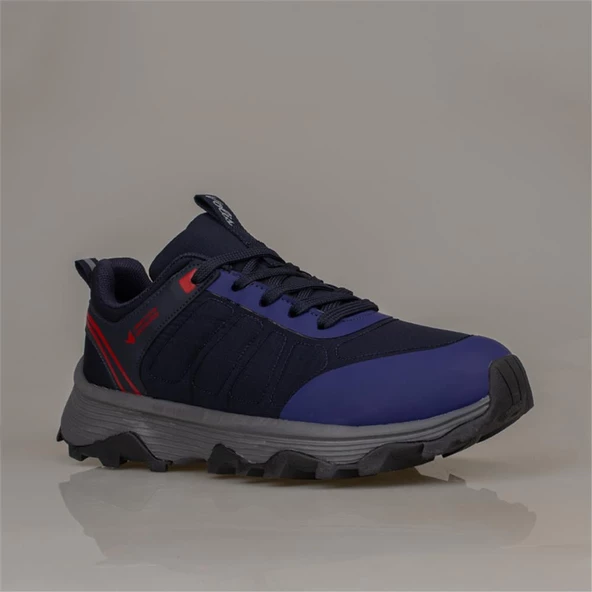 Trend Adımlar Lacivert 4 Mevsim Erkek Trekking Ayakkabı - Resim 3