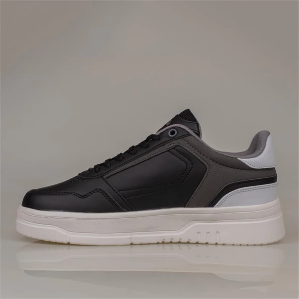 Trend Adımlar Siyah Kalın Taban Erkek Sneaker - Resim 4