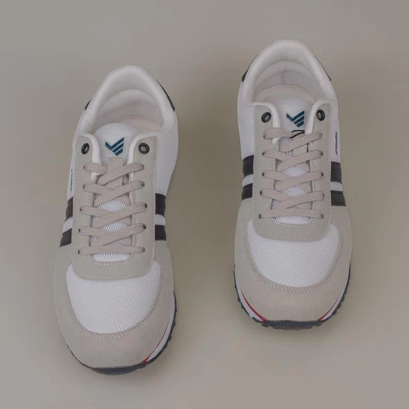 Trend Adımlar Beyaz Erkek Anorak Kaydırmaz Taban Sneaker - Resim 5