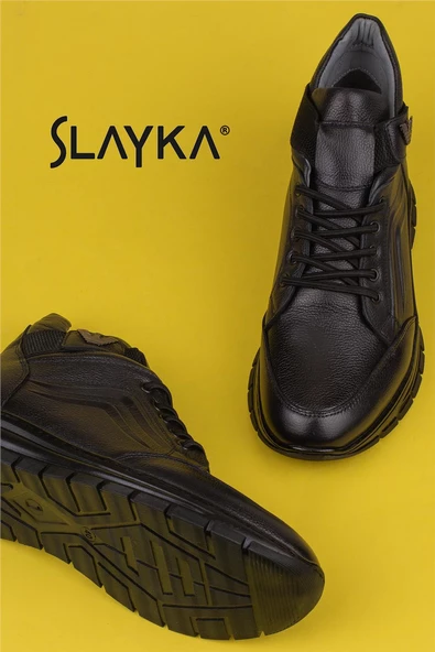 Slayka Lacivert İdole Erkek Casual Bot - Resim 5