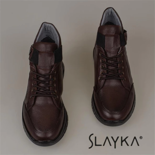 Slayka Kahverengi İdole Erkek Casual Bot - 6
