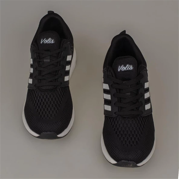 Trend Adımlar Siyah Memory Foam Hafif Erkek Sneaker - Resim 4