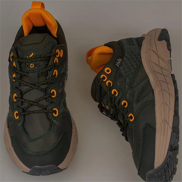 Trend Adımlar Haki Erkek Ultra Hafif Trekking Ayakkabı - Resim 6