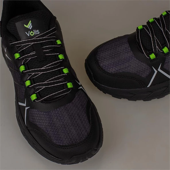 Trend Adımlar Siyah Ultra Hafif Erkek Trekking Ayakkabı - Resim 7