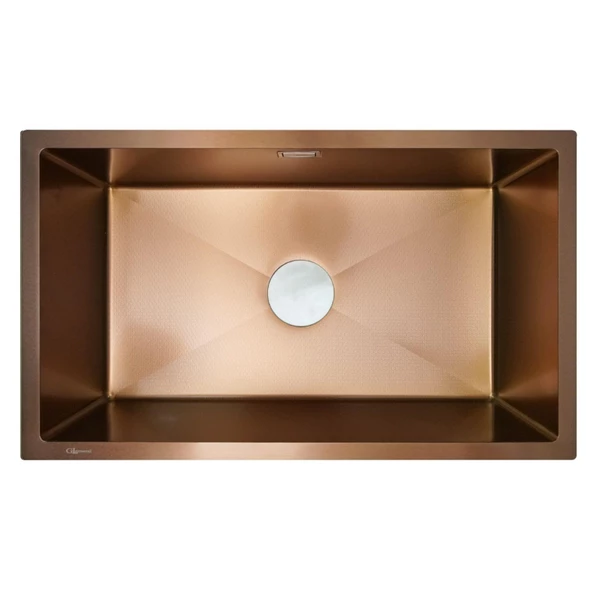 GL General 70X40 Bakır Petek Dokulu Çelik Mutfak Eviyesi 304 Paslanmaz Çelik 1mm - 2