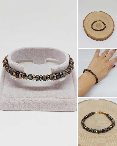 Jasper Taşı Tasarım Bileklik (55914) ürün görseli