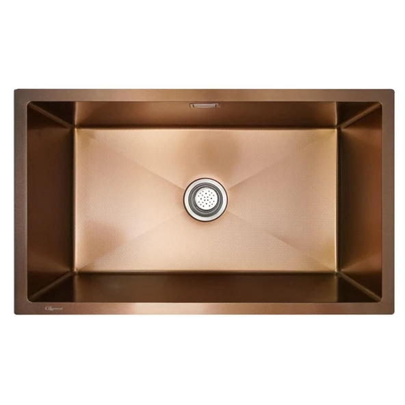 GL General 70X40 Bakır Petek Dokulu Çelik Mutfak Eviyesi 304 Paslanmaz Çelik 1mm - 4