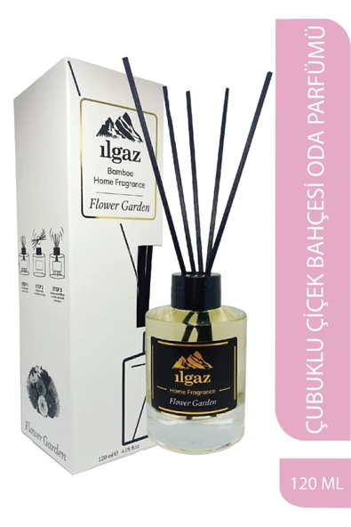 Çiçek Bahçesi Bambu Çubuklu Oda Kokusu 120 Ml - Home Fragrance Kalıcı Flower Garden Ortam Kokusu
