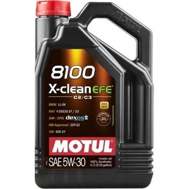 Motul 8100 X-Clean EFE 5W-30 4 lt Motor Yağı - 2024