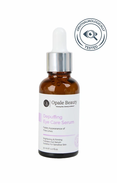 Opale Beauty Depuffing Eye Care Serum 30ml- Antioksidan Koruma ile Aydınlık ve Pürüzsüz Göz Çevresi