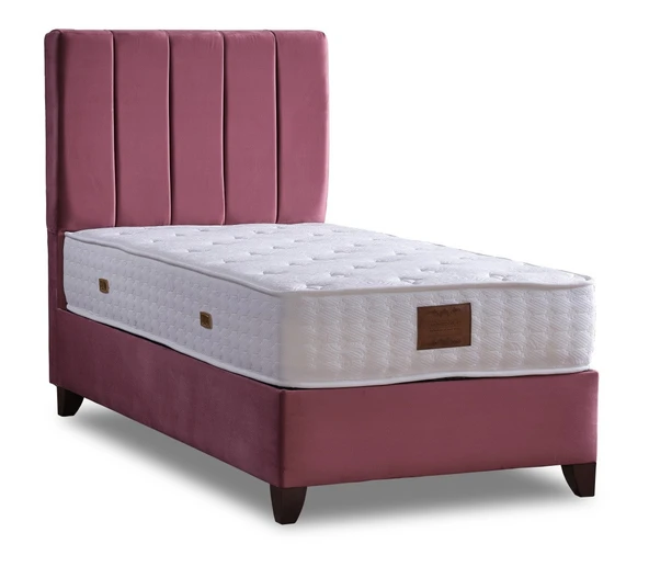 Yatakcım Rosalinda Baza + Başlık + Yatak Set (3 lü set) Pembe - 2