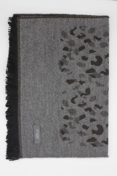 Gri Desenli Kaşkol 1067245102 - 3