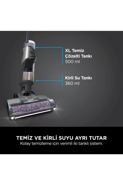 Shark  Hydrovac Pro Islak&kuru Şarjlı Silme ve Süpürme Makinesi Xl Shark Ninja - 5