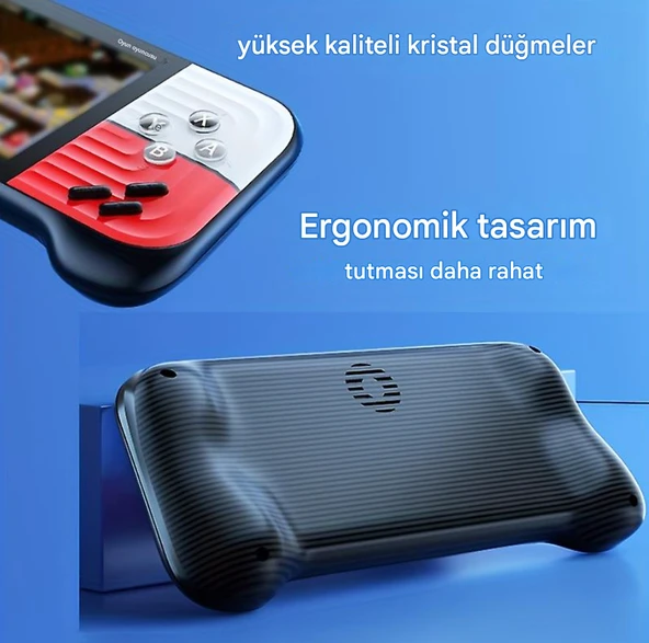 G9 3.0 İnç Yüksek Çözünürlüklü Ekran Oyun Konsolu Rocker Retro Hit Renk PSP Oyun Konsolu - 5