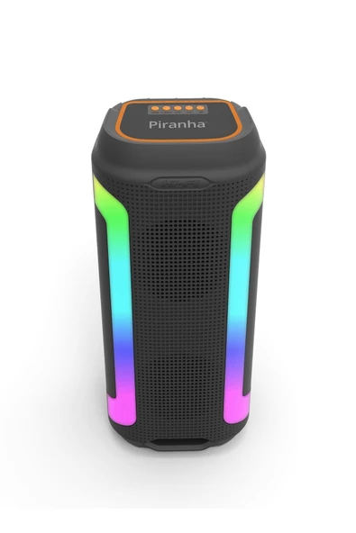 Piranha  7897 Kablosuz Partybox Rgb Işıklı Bluetooth Kule Hoparlör / 5 Farklı Rgb Işık Modu / Usb Disk Girişi - 2