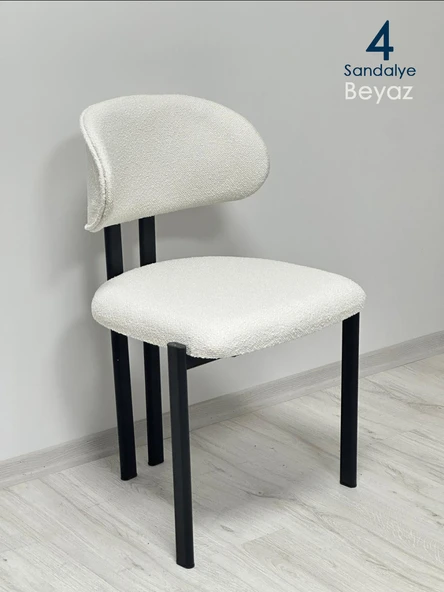 Enkare Badem Sandalye - 4 Adet - 3