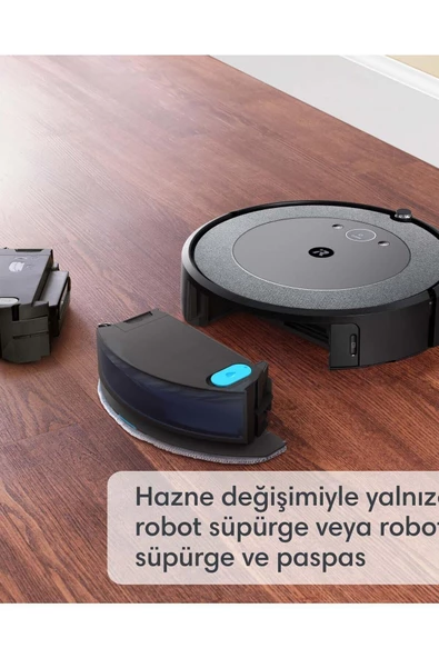 iRobot  İRobot Roomba Combo İ5 Robot Süpürge Paspas - 4