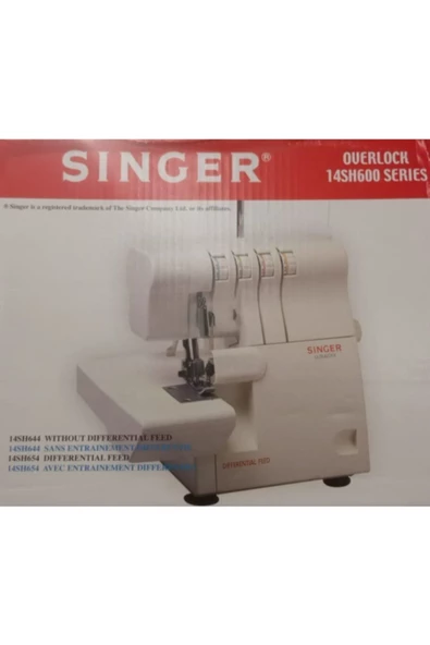 SİNGER  Sınger Beyaz Overlok Makinesi