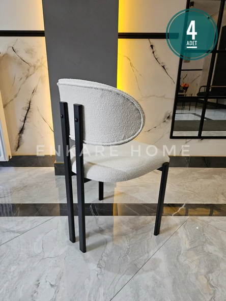 Enkare Badem Sandalye - 4 Adet