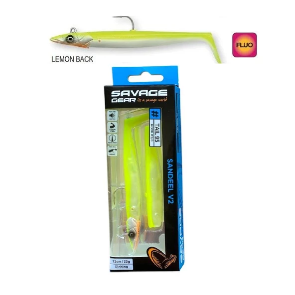 Savage Gear Sandeel V2 12cm 22gr 2+1 Silikon Suni Yem - 4