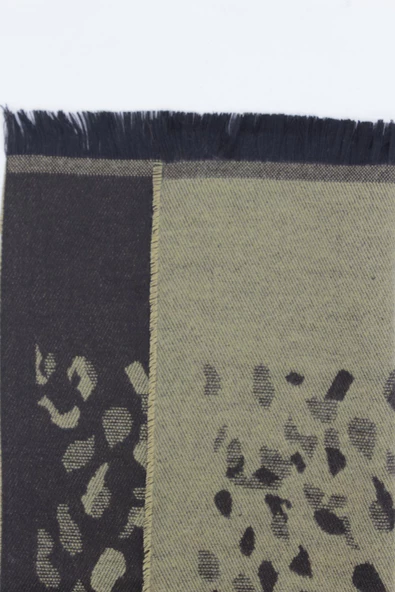 Hardal Desenli Kaşkol 1067245102 - Resim 4