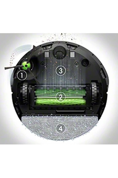 iRobot  İRobot Roomba Combo İ5 Robot Süpürge Paspas - 2