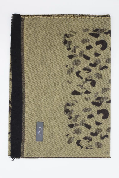 Hardal Desenli Kaşkol 1067245102 - Resim 3