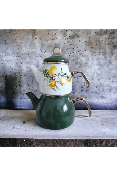 Emiva Home  Emaye Çaydanlık Takımı