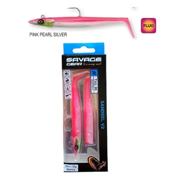 Savage Gear Sandeel V2 12cm 22gr 2+1 Silikon Suni Yem - 2