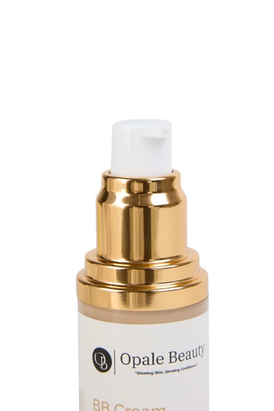 Opale Beauty BB Cream Sunscreen SPF 50+ ve PA++++ Ton Eşitleyici - Leke Balsamı -Aydınlatıcı Astar - Doğal Cilt - 4